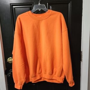 Orange Crewneck SWEATSHIRT